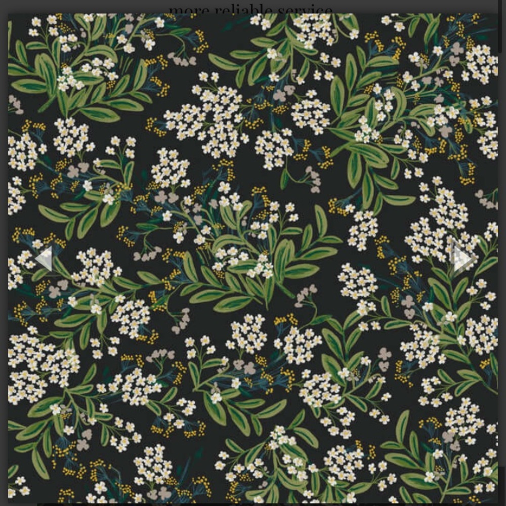 Half double roll of Rifle Paper Co. Cornflower wallpaper